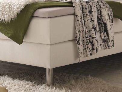 Lit boxspring Fleur design, Hasena fabricant Suisse. Meuble pour la chambre