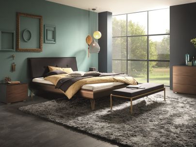 Banc Topa 4 en métal, Hasena fabricant Suisse. Le Monde du Lit