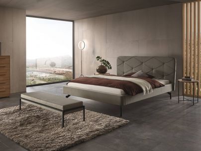 Lit Julia design haut de gamme de qualité, Hasena fabricant Suisse.