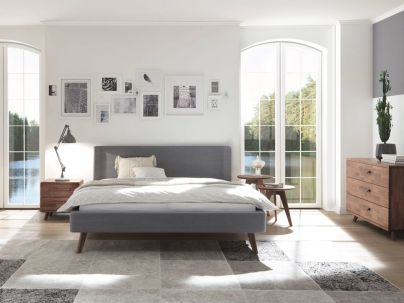 Lit Soli design haut de gamme de qualité, Hasena fabricant Suisse.