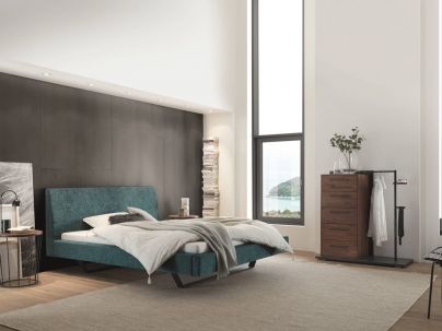 Lit Orion design haut de gamme de qualité, Hasena fabricant Suisse.