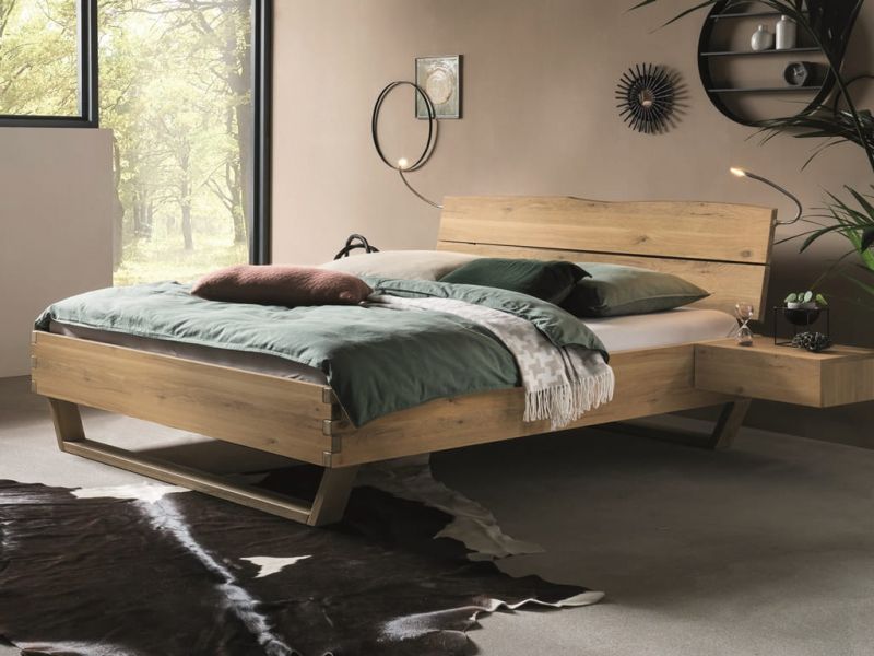 HASENA - Lit en chêne massif