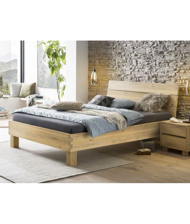 HASENA - Lit en chêne massif