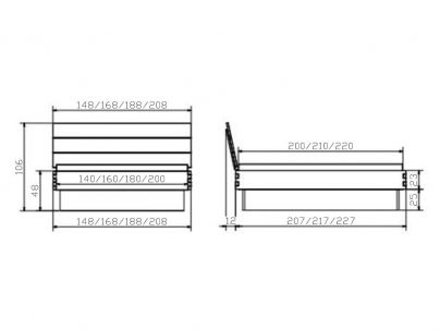 Lit Practico Connecto en bois de chêne noueux pure massif haut de gamme | Le Monde du Lit
