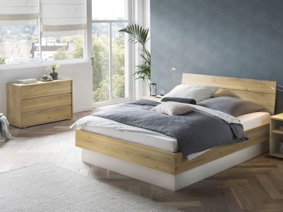 Commode Cassetto 2 en bois de chêne noueux massif haut de gamme | Le Monde du Lit