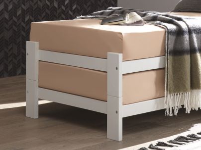 Lit Amici en hêtre massif, Hasena fabricant Suisse. Le Monde du Lit