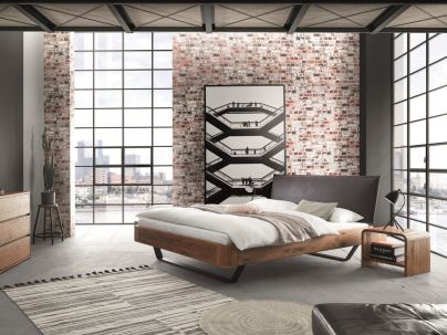 HASENA - Table de nuit en bois massif