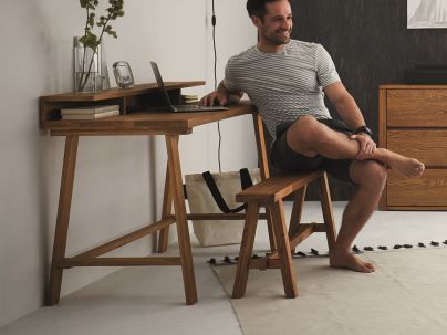 HASENA - Bureau en chêne massif