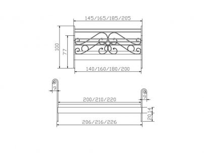 Lit Cerete en fer forgé. Hasena. Meuble haut de gamme.