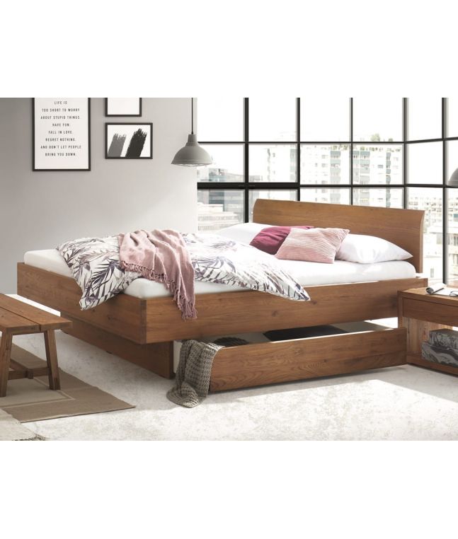 HASENA - Lit en chêne massif