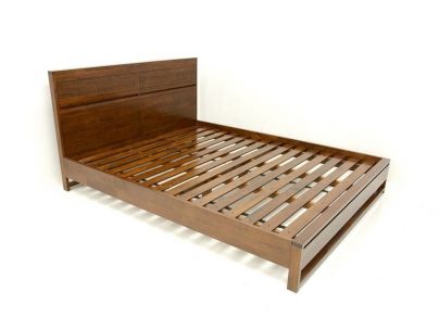 Lit Europa en hevea massif de qualité. Fabrication artisanale.