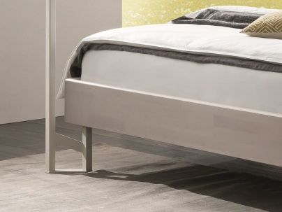 Lit Wood Gina en hêtre massif, Hasena fabricant Suisse. Meuble pour la chambre