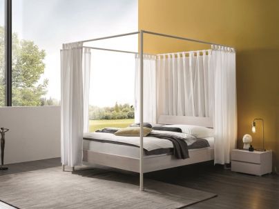 Lit Wood Gina en hêtre massif, Hasena fabricant Suisse. Meuble pour la chambre