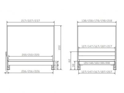 Lit Wood Gina en hêtre massif, Hasena fabricant Suisse. Meuble pour la chambre