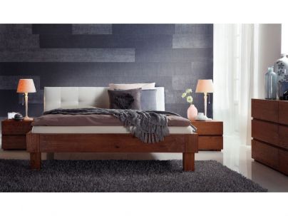 Lit Ronna en chêne massif, Hasena fabricant Suisse. Meuble pour la chambre. Le Monde du Lit