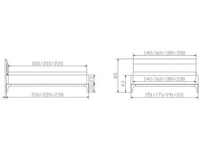 Lit Nomo design haut de gamme de qualité, Hasena fabricant Suisse.
