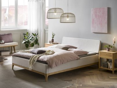 Lit Suna design haut de gamme de qualité, Hasena fabricant Suisse.