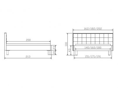 Lit Noah 6 design haut de gamme de qualité, Hasena fabricant Suisse.