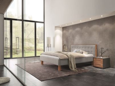 Lit Noah 4 design haut de gamme de qualité, Hasena fabricant Suisse.