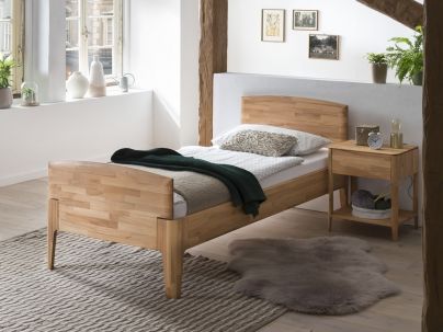 Lit Luano, Hasena fabricant Suisse. Meuble pour la chambre