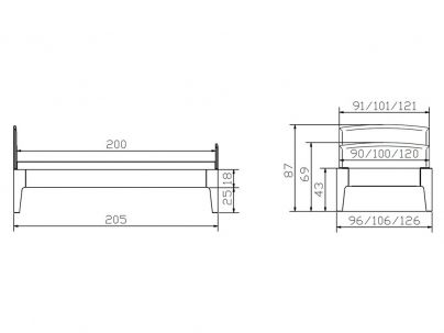 Lit Luana, Hasena fabricant Suisse. Meuble pour la chambre