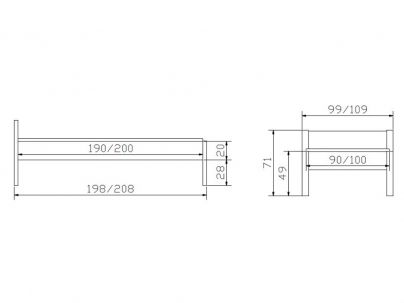 Lit Lysa. Hasena : fabricant Suisse. Haut de gamme. Le Monde du Lit