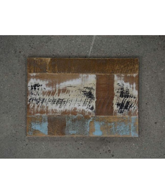 Echantillon pour votre meuble en hévéa de la Collection Industry.