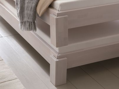 Lit Superposable en hêtre massif, Hasena fabricant Suisse. Meuble pour la chambre. Le Monde du Lit