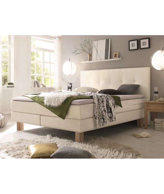 HASENA - Lit Boxspring et chêne massif