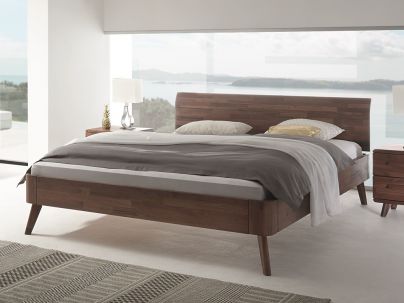 HASENA - Lit en noyer massif