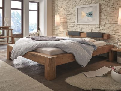 HASENA - Lit en chêne massif