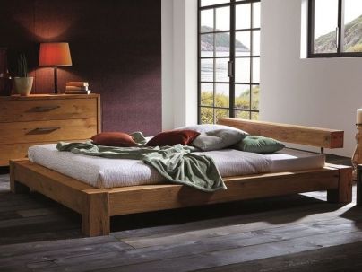 HASENA - Lit en chêne massif