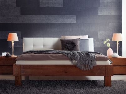 HASENA - Lit en chêne massif