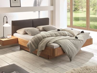 Lit Oak Airo en bois de chêne massif haut de gamme | Le Monde du Lit