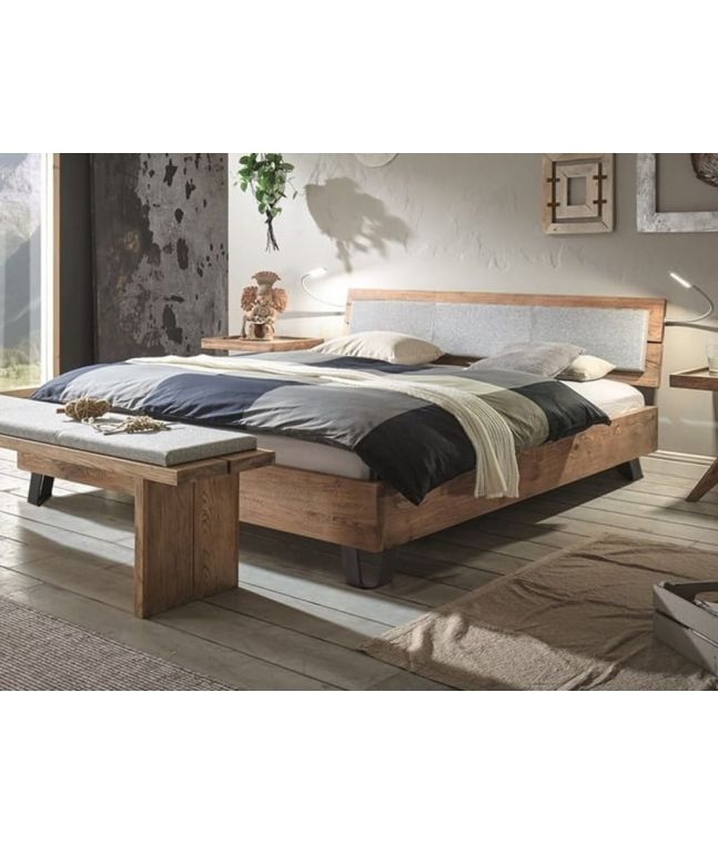 HASENA - Lit en chêne massif