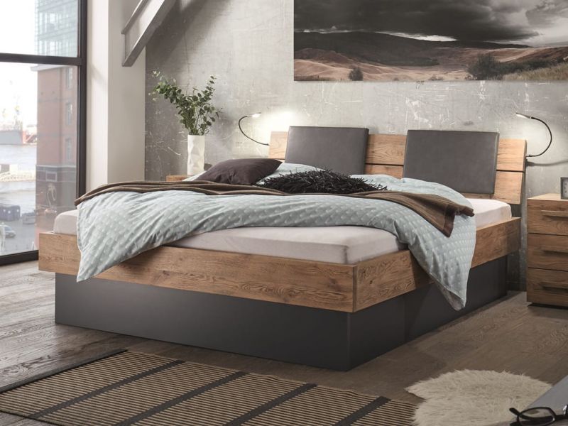 HASENA - Lit en chêne massif