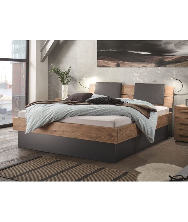 HASENA - Lit en chêne massif