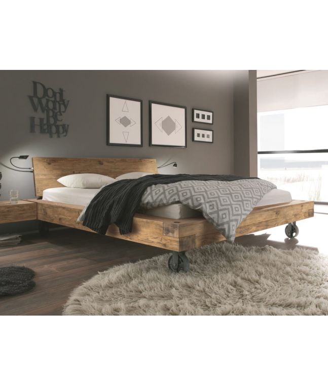 HASENA - Lit en chêne massif