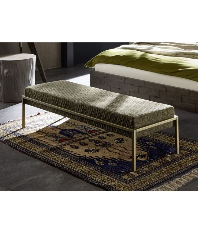 Banc Topa en métal, Hasena fabricant Suisse. Le Monde du Lit