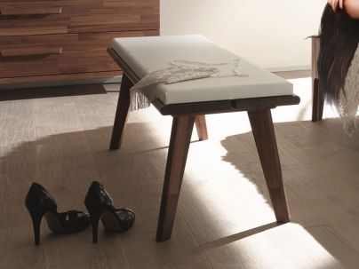 HASENA - Banc en noyer massif