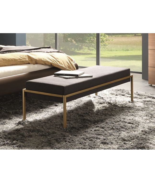 Banc Topa 4 en métal, Hasena fabricant Suisse. Le Monde du Lit