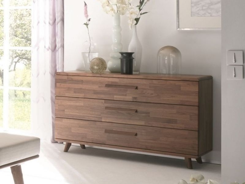 HASENA - Commode en noyer massif