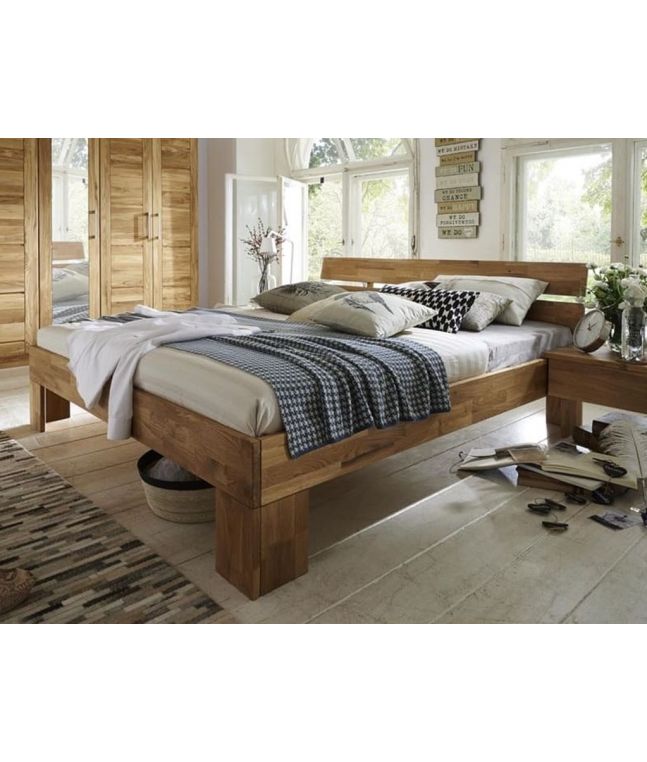 Lit en chêne massif FSC