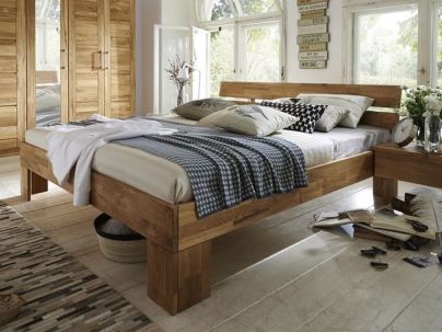 Lit en chêne massif FSC