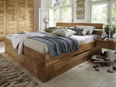 Lit en chêne massif FSC