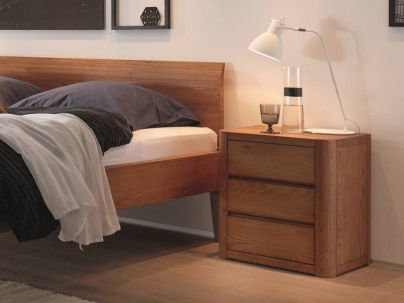 HASENA - Table de nuit en bois massif