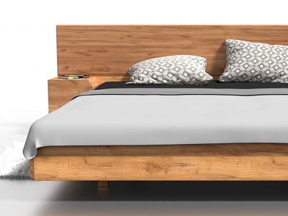 Lit Libra 120 à 200 cm contemporain