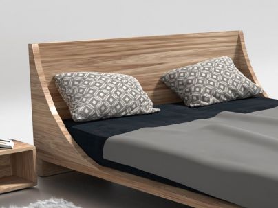 Lit Centaure en bois massif FSC, fabrication européenne