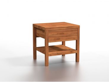 Chevet Gemini de style contemporain en bois clair naturel