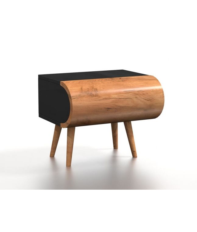 Chevet Hydra en chêne massif 1 tiroir